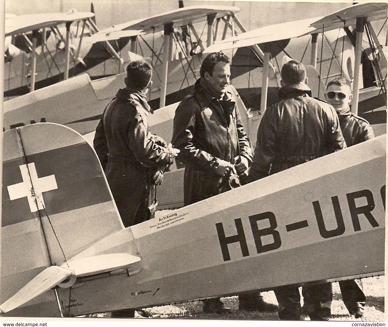 Aviation - Elèves De L'école Suisse De Transport De Swissair, Locarno-Magadino - Aviation