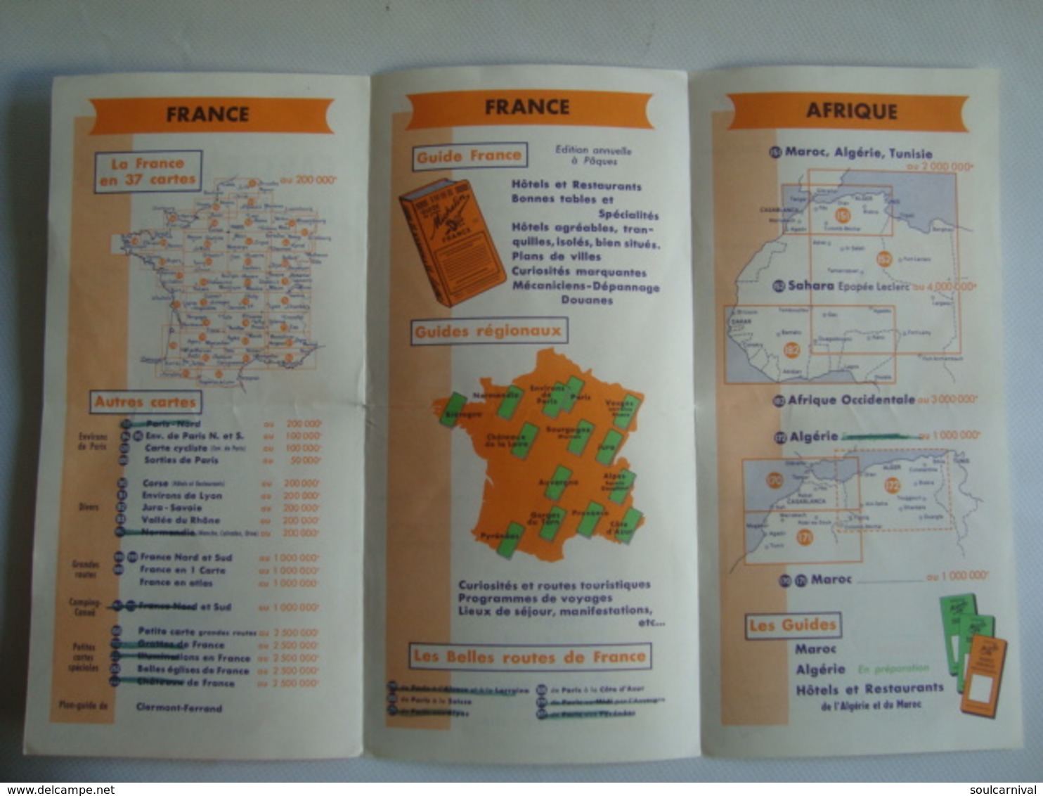 CARTES ET GUIDES DU PNEU MICHELIN - FRANCE, 1950 APROX. - Autres & Non Classés