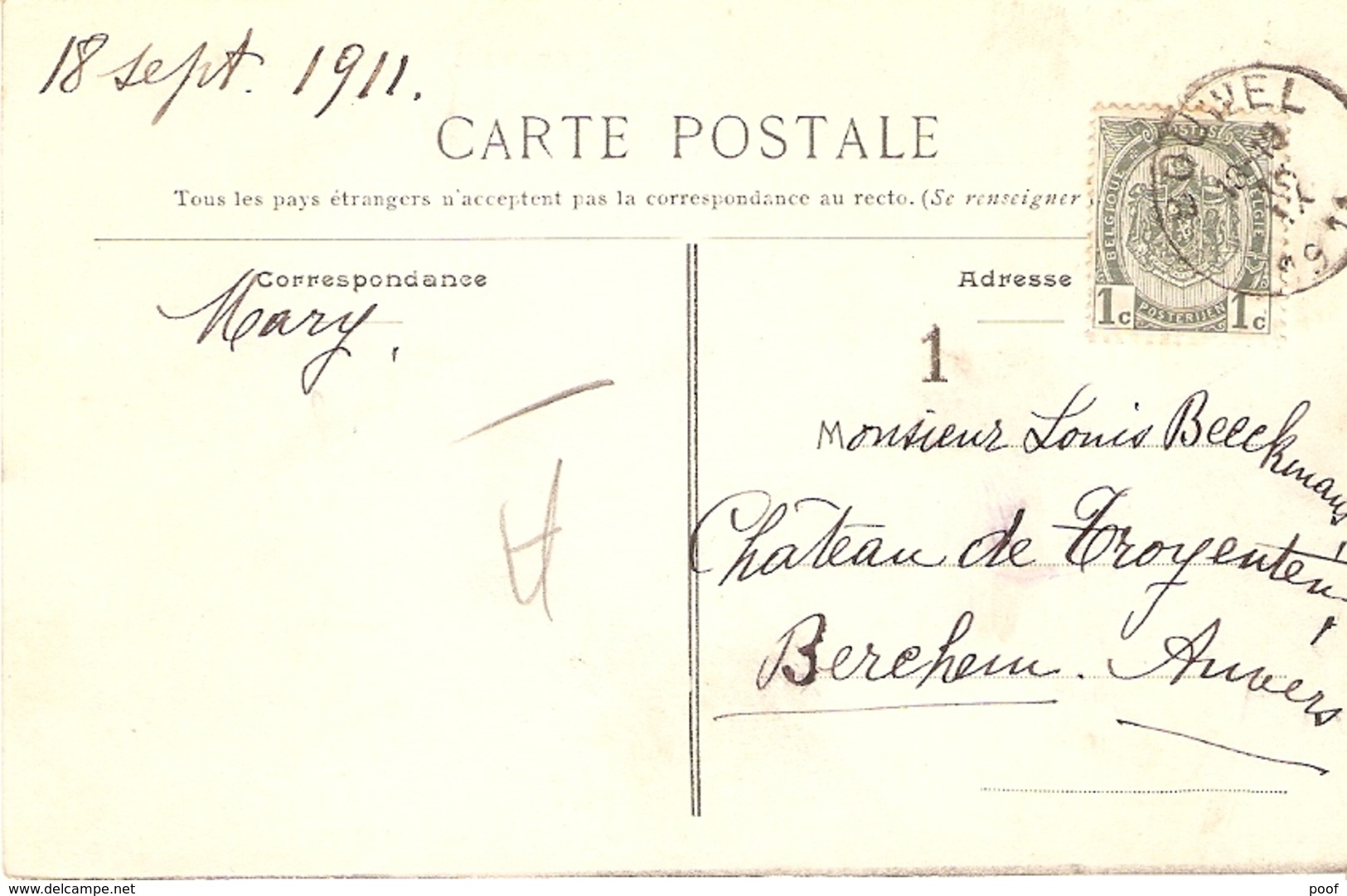 Bouwel : Château Du Goor 1911 - Grobbendonk