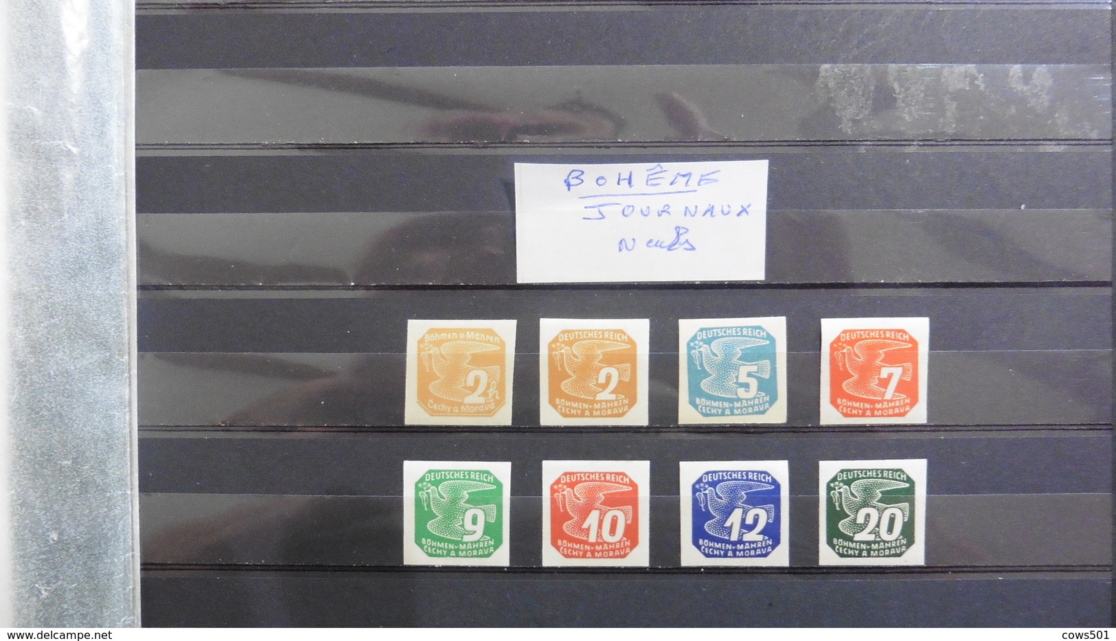 Bohême & Moravie :Journaux :8 Timbres Neufs - Unused Stamps
