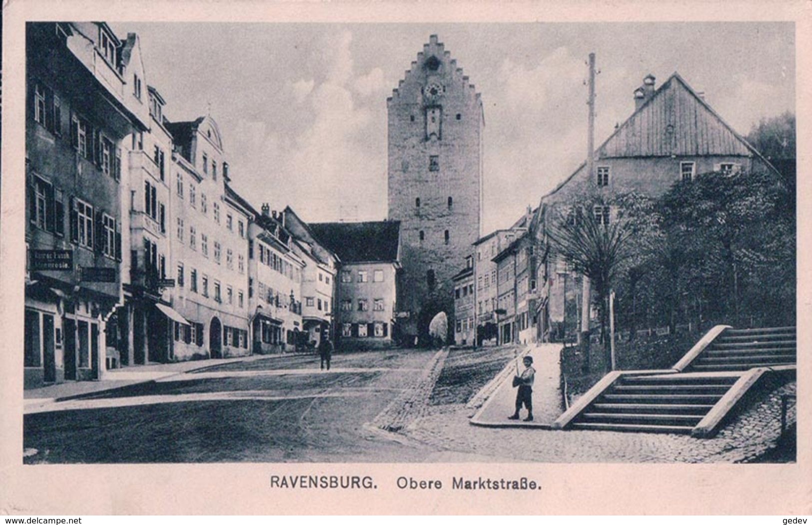 Allemagne, Bade-Wurtemberg Ravensburg, Obere Marktstrasse (14.6.1924) - Ravensburg