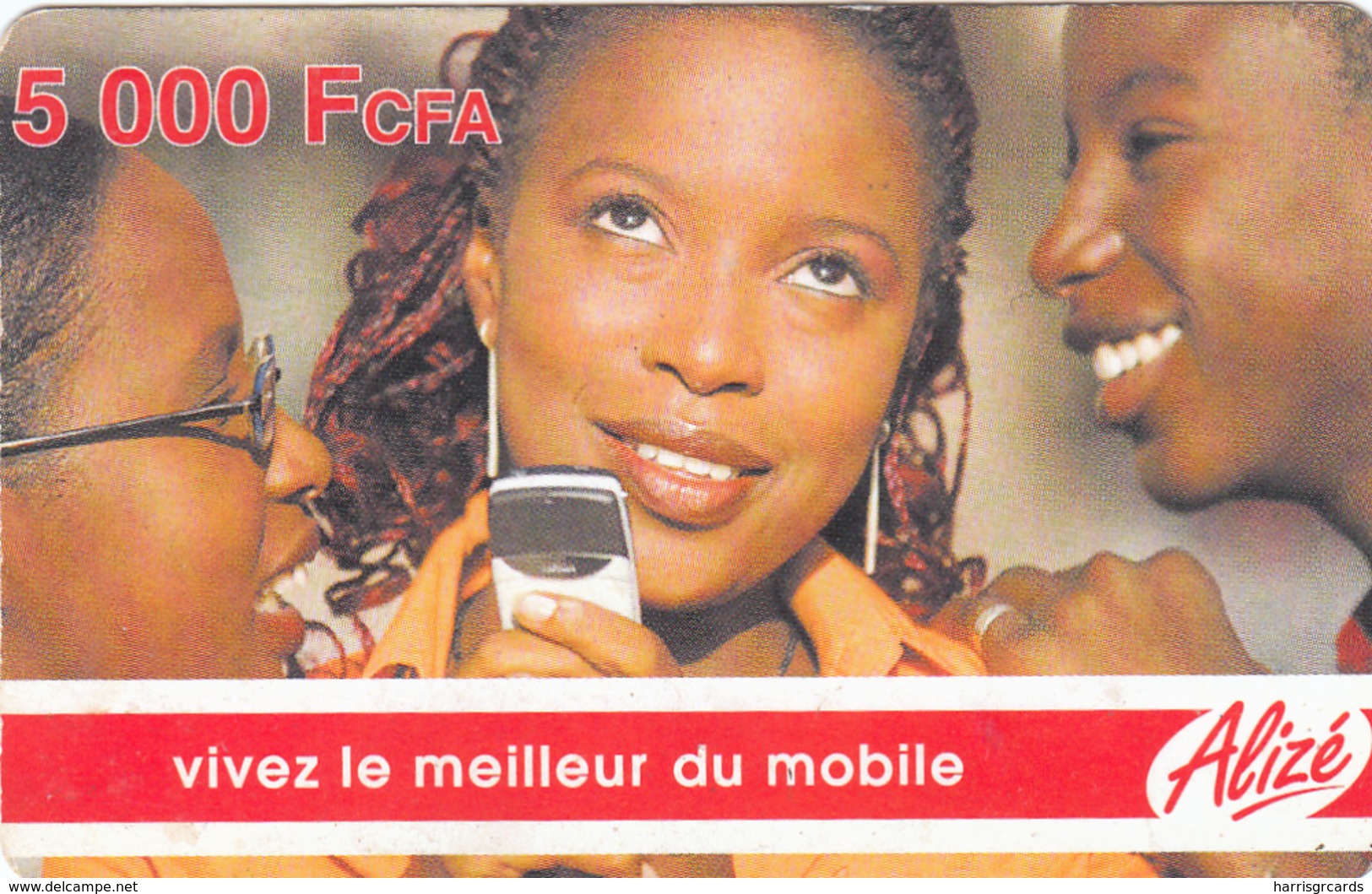 SENEGAL - Alizé - Mobile Refill , Trois Jeunes Femmes, 5,000 CFA, Used - Senegal