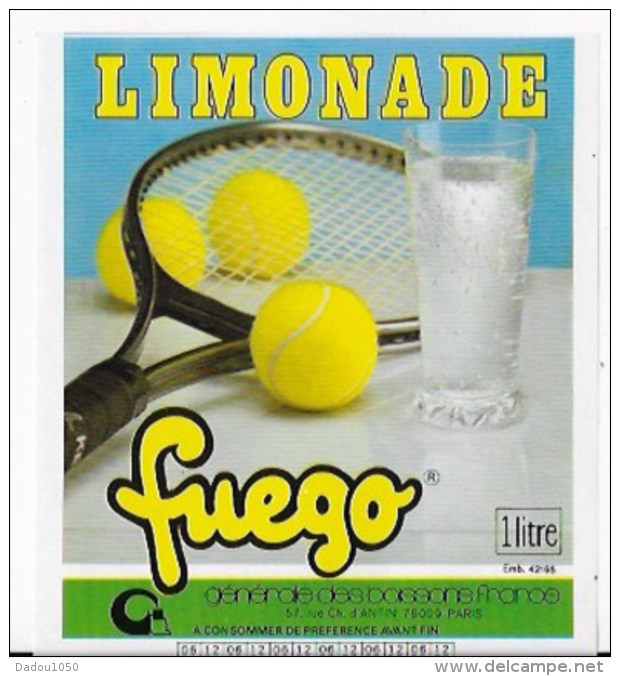 10 étiquettes LIMONADE FUEGO - Autres & Non Classés