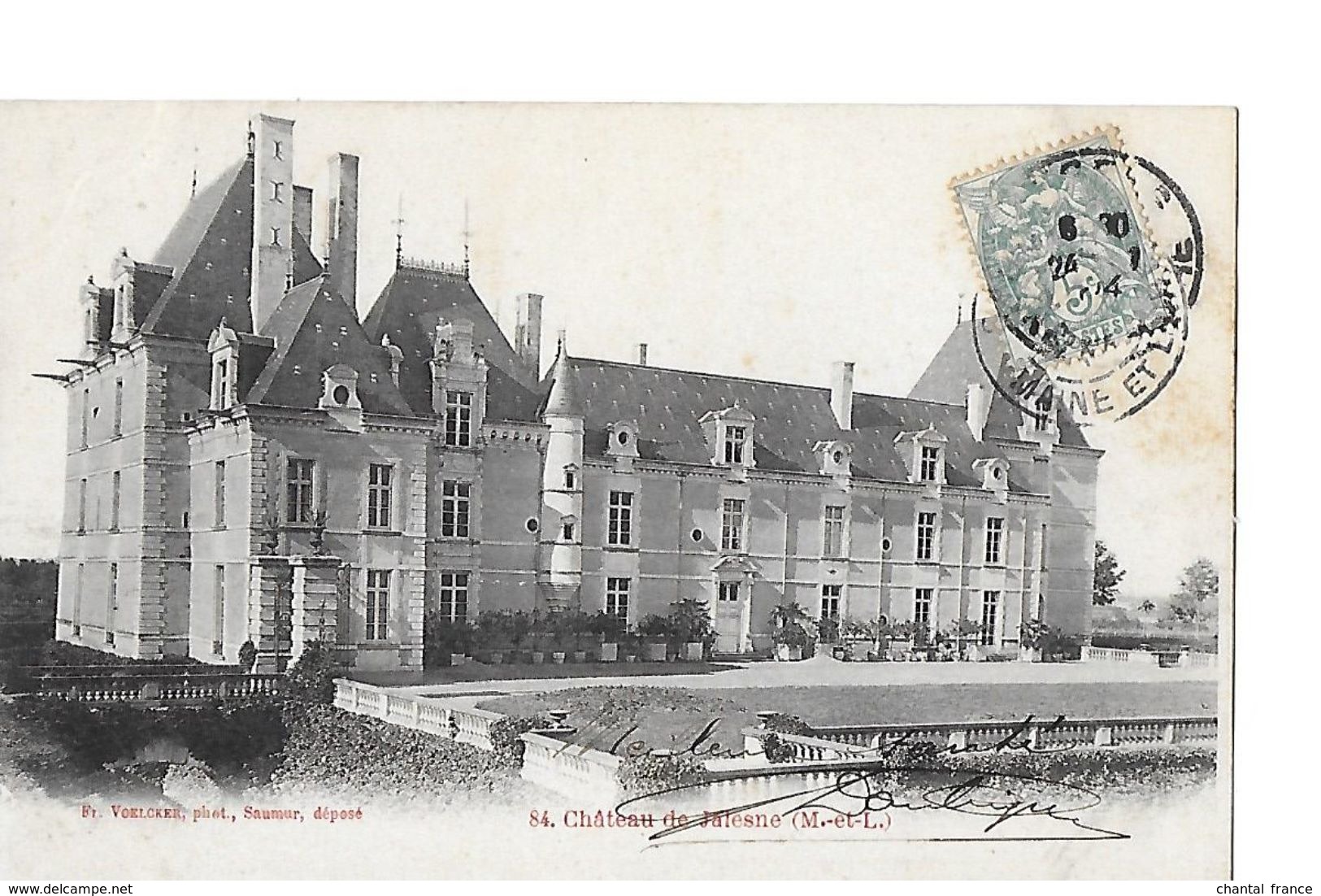 Maine Et Loire. 4 Cpa De Châteaux :Piédonault (Jallais),Lancrau (Champtocé),Rossay (St-Clément) Et Jalesne - Châteaux