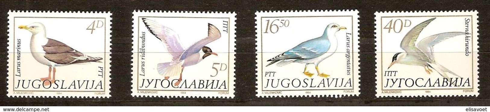 Yougoslavie 1984 Yvertn°  1935-1938  *** MNH Cote 5 Euro  Fauna Oiseaux Vogels Birds - Neufs