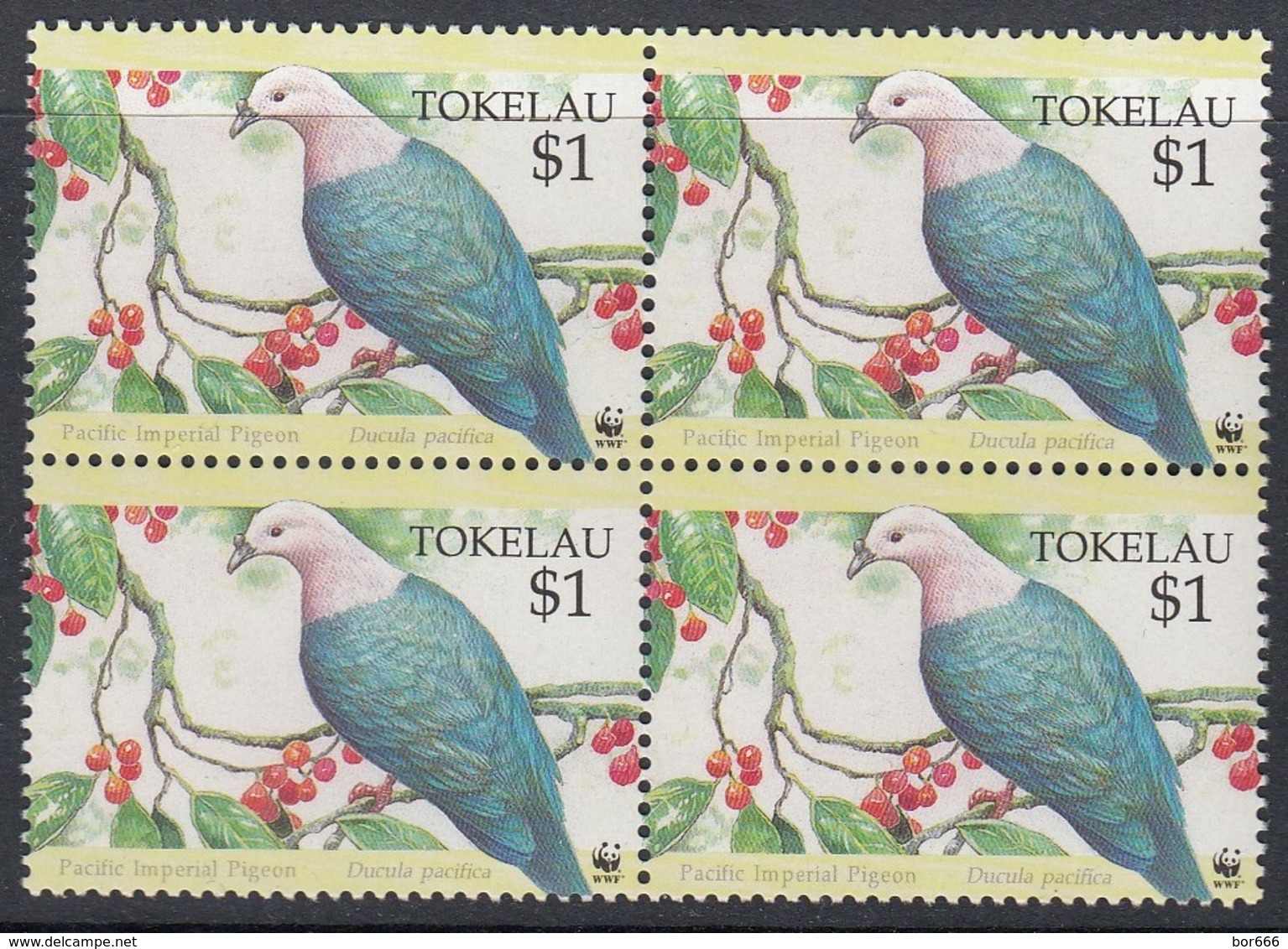 Tokelau - WWF / BIRDS 1995 MNH - Tokelau