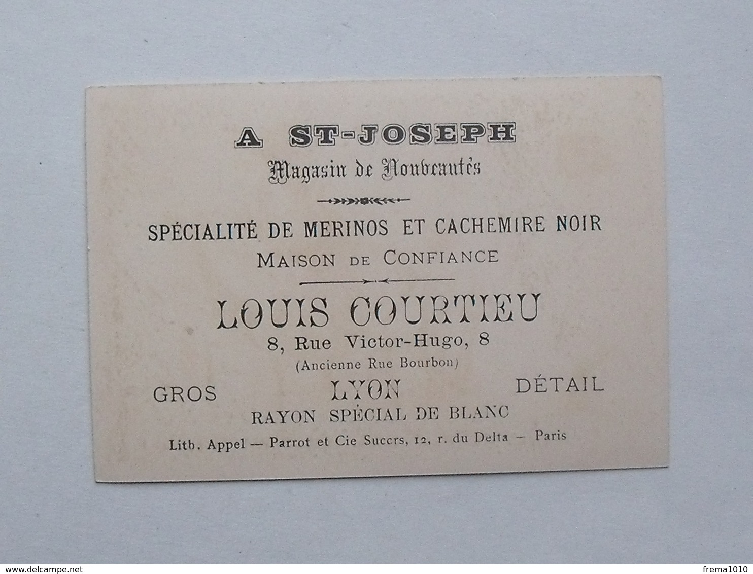 CHROMO Doré Série SIGNE DU ZODIAQUE = GEMEAUX Astrologie Demoiselle Panier Fleur - Lith. APPEL - A St-JOSEPH à LYON - Autres & Non Classés