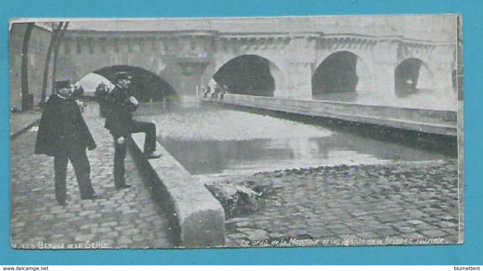 CPA - LES BERGES DE LA SEINE Le Bras De La Monnaie Et La Brigade Fluviale PARIS - Die Seine Und Ihre Ufer