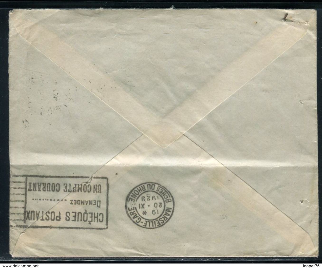 Algérie - Enveloppe Commerciale De Alger Pour Paris En 1929 Par Avion - Ref F97 - Covers & Documents