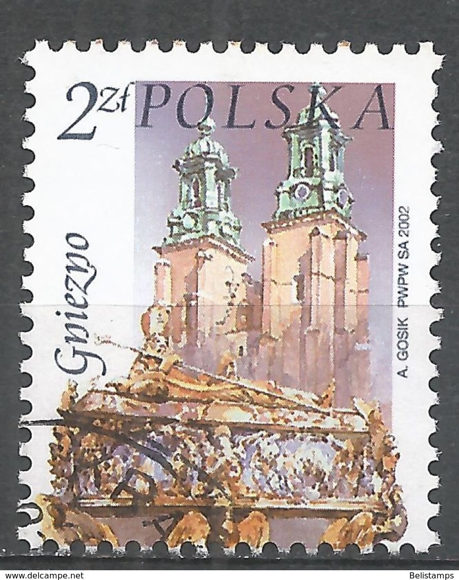 Poland 2002. Scott #3623 (U) Cathedral St. Adalbert's Coffin Gniezno - Oblitérés