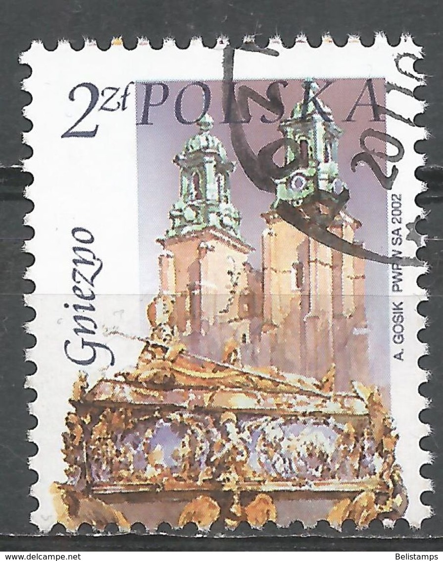 Poland 2002. Scott #3623 (U) Cathedral St. Adalbert's Coffin Gniezno - Oblitérés