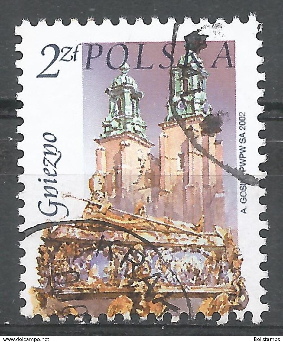 Poland 2002. Scott #3623 (U) Cathedral St. Adalbert's Coffin Gniezno - Oblitérés