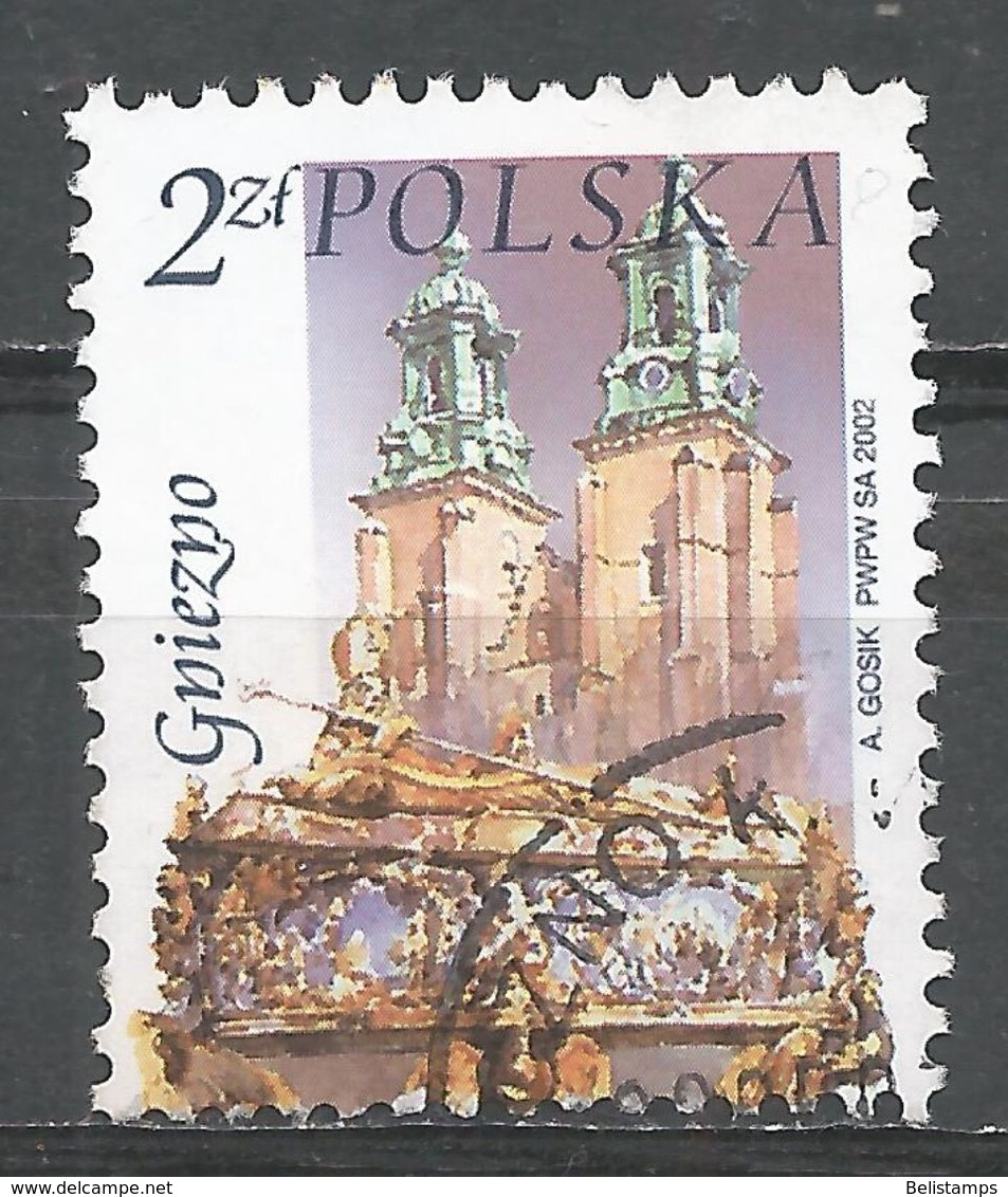 Poland 2002. Scott #3623 (U) Cathedral St. Adalbert's Coffin Gniezno - Oblitérés