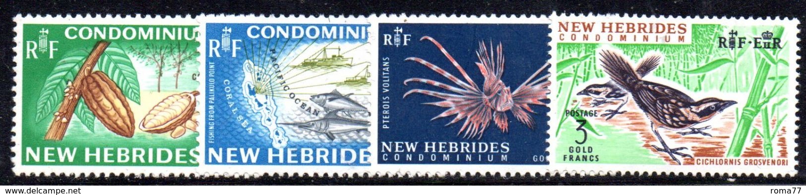 T138 - NEW HEBRIDES 1968, Serie N. 219-222 MNH *** - Unused Stamps