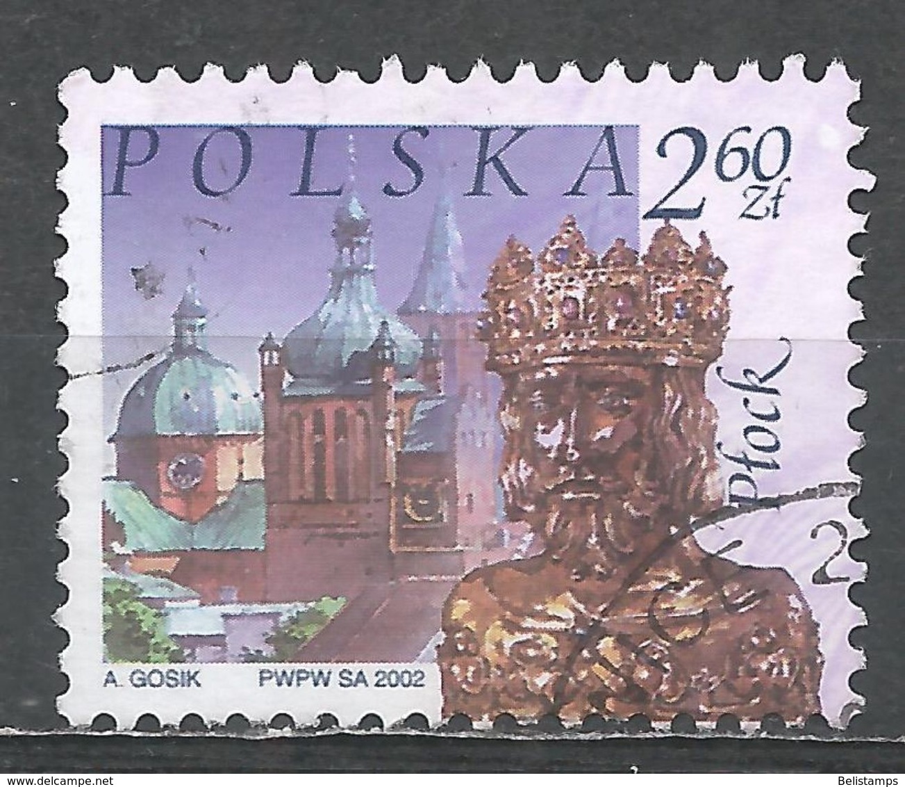 Poland 2002. Scott #3644 (U) Castle, Reliquary Of St. Sigismund, Plock - Used Stamps