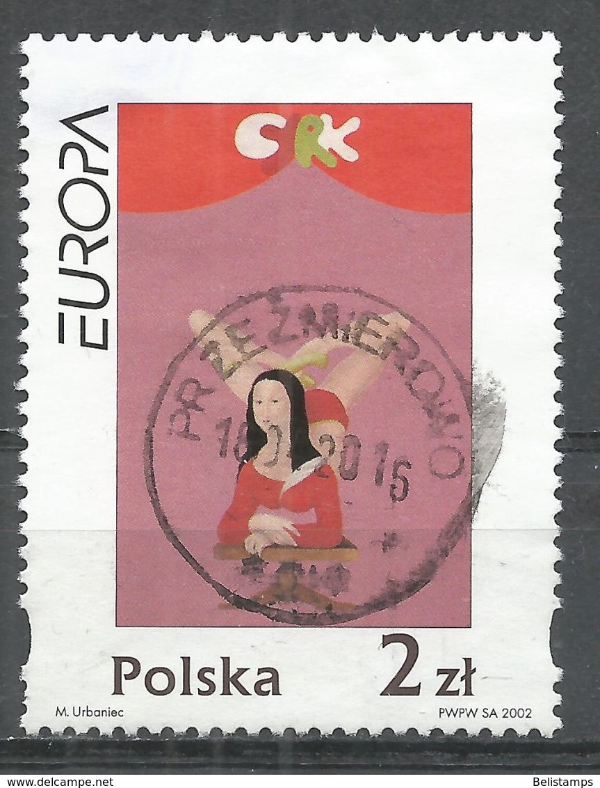 Poland 2002. Scott #3637 (U) Europa - Oblitérés