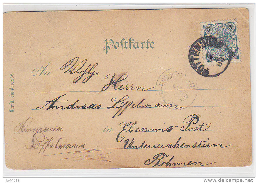 Gruss Aus Landegg-Post Pottendorf N.Ö. - 1900 Litho 2.Wahl - Otros & Sin Clasificación