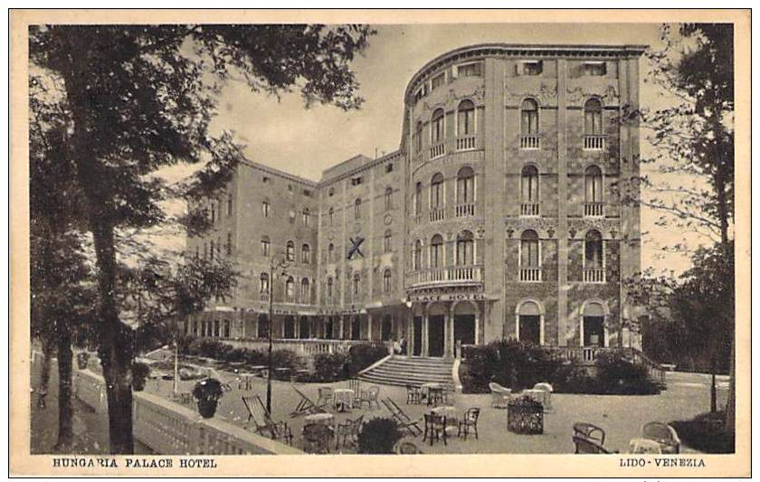 Hungaria Palace Hotel  Lido Veneziz   Um 1910 - Venezia (Venice)