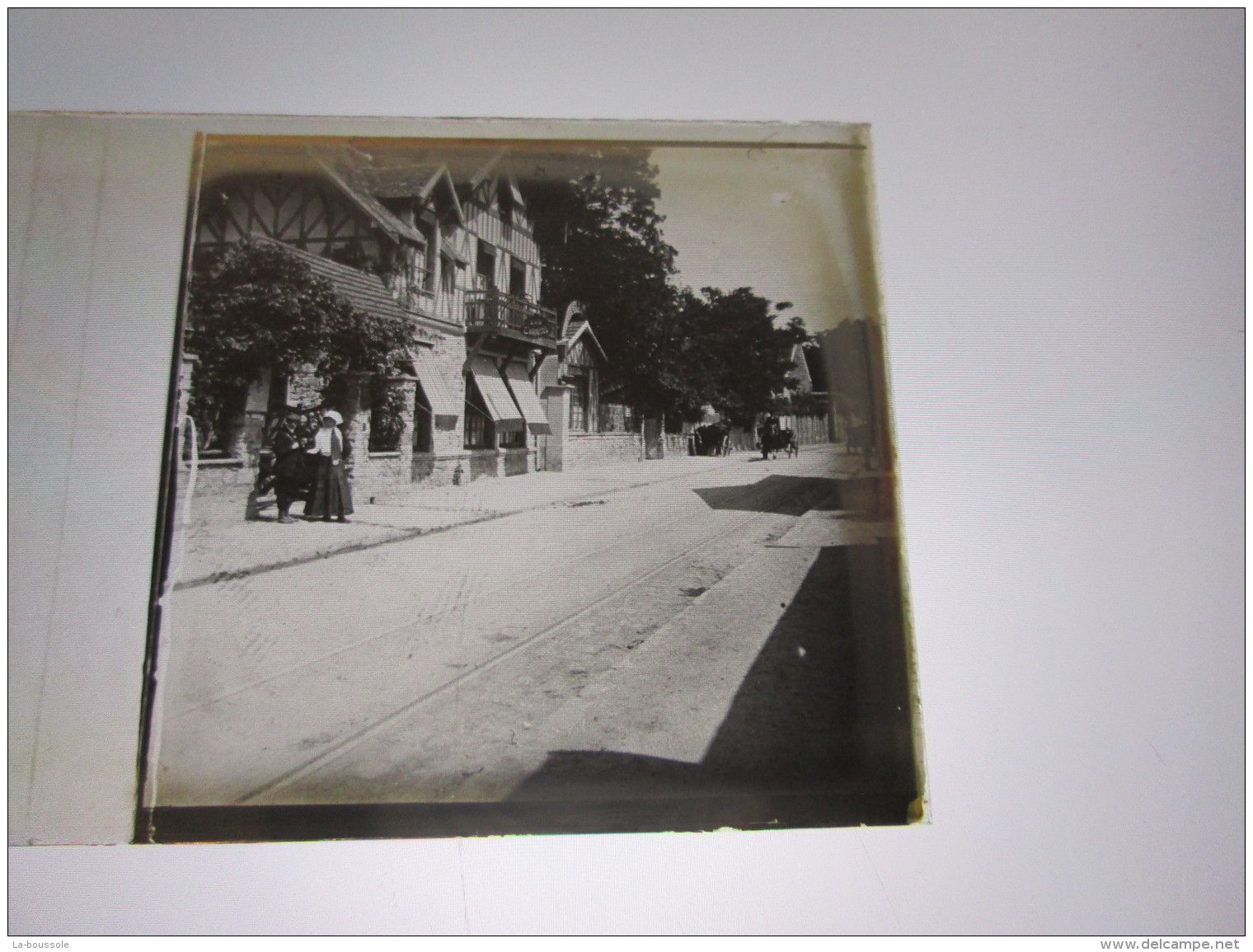 77 FONTAINEBLEAU et environs (foret) - ensemble de 16 plaques de verre (positives) stéréoscopique