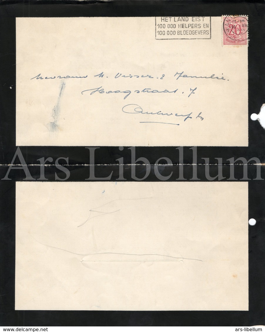 Doodsbrief / Lettre De Décès / Mortuaire / Frans Driesen / Antwerpen / 1951 / 2 Scans - Overlijden