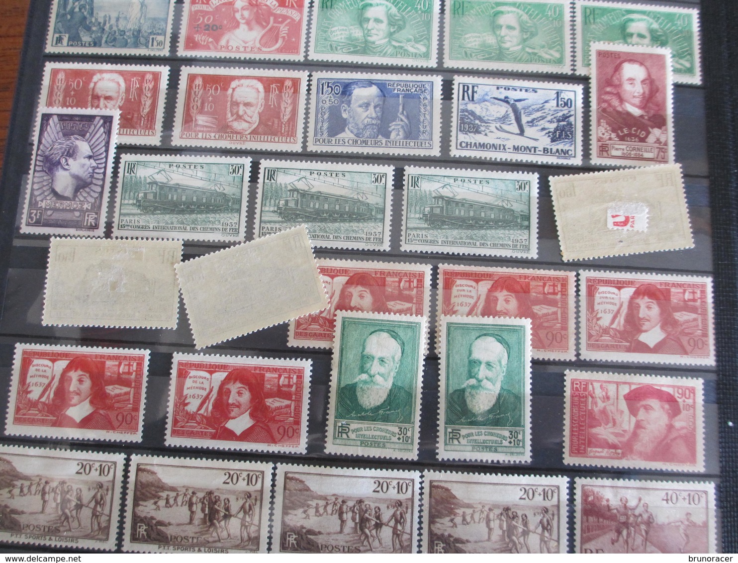 STOCK FRANCE 1900/1959 NEUF AVEC CHARNIÈRE COTE 3579 EUROS A VOIR 61 SCANS