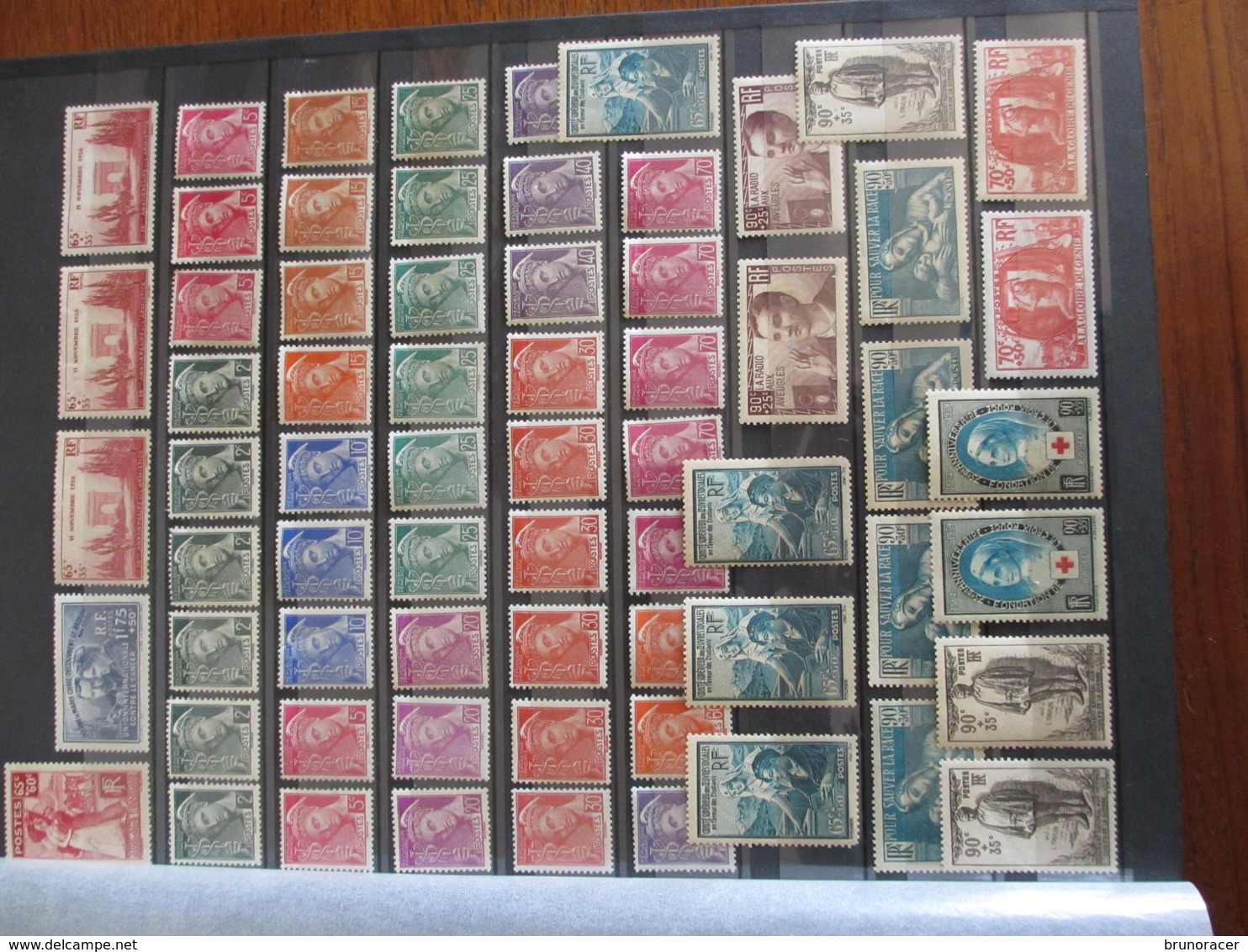 STOCK FRANCE 1900/1959 NEUF AVEC CHARNIÈRE COTE 3579 EUROS A VOIR 61 SCANS