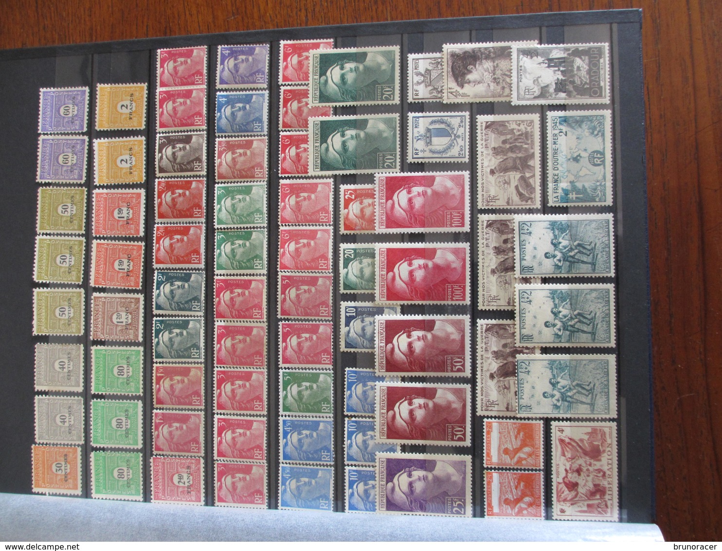 STOCK FRANCE 1900/1959 NEUF AVEC CHARNIÈRE COTE 3579 EUROS A VOIR 61 SCANS