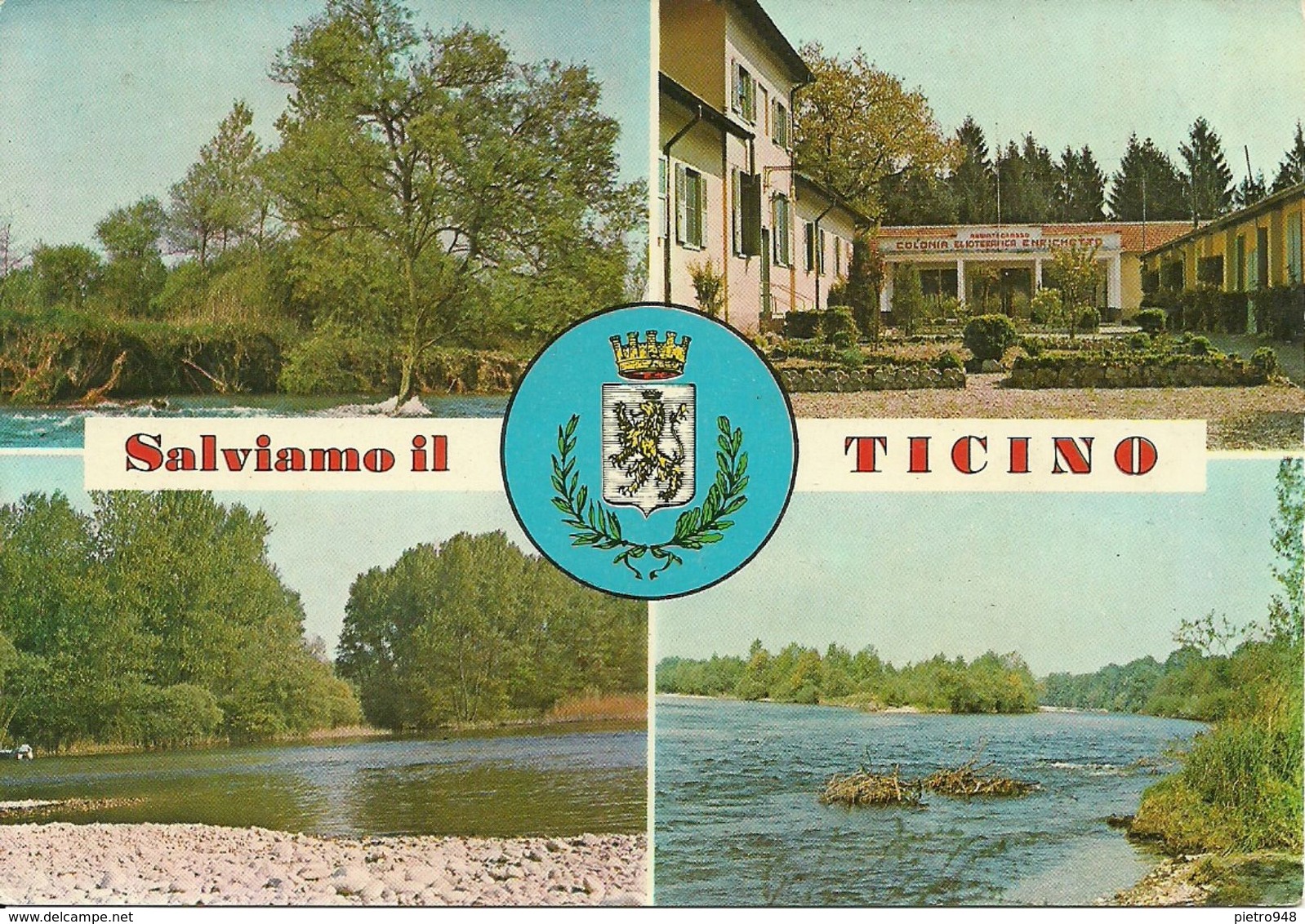 Abbiategrasso (Milano) Colonia Elioterapica "Enrichetta" E Scorci Del Fiume Ticino - Milano