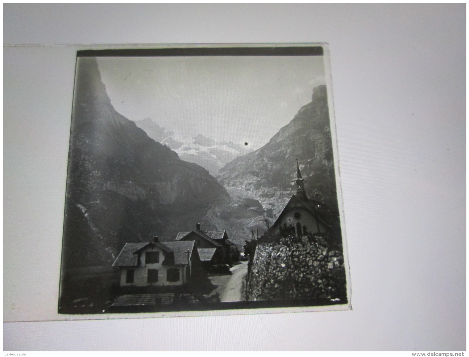 SUISSE GRINDELWALD et environs - ensemble de 8 plaques de verre (positives) stéréoscopique