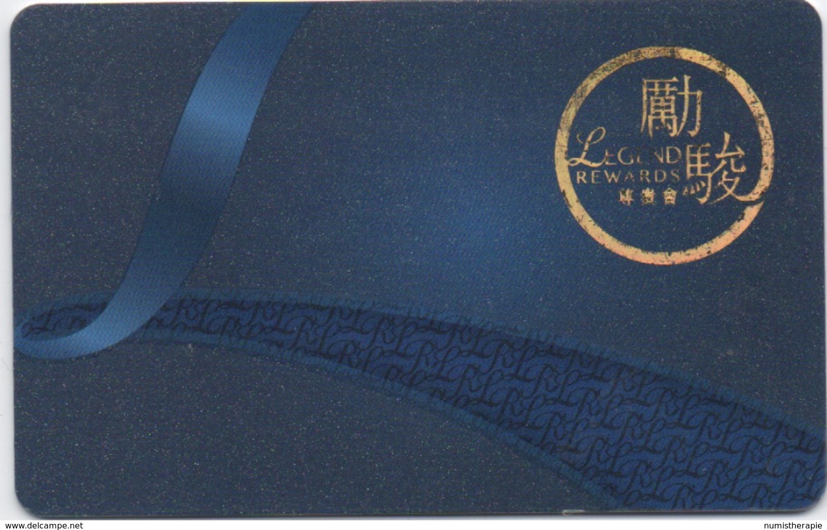 Carte De Membre Casino : Macau Macao Legend Rewards - Cartes De Casino