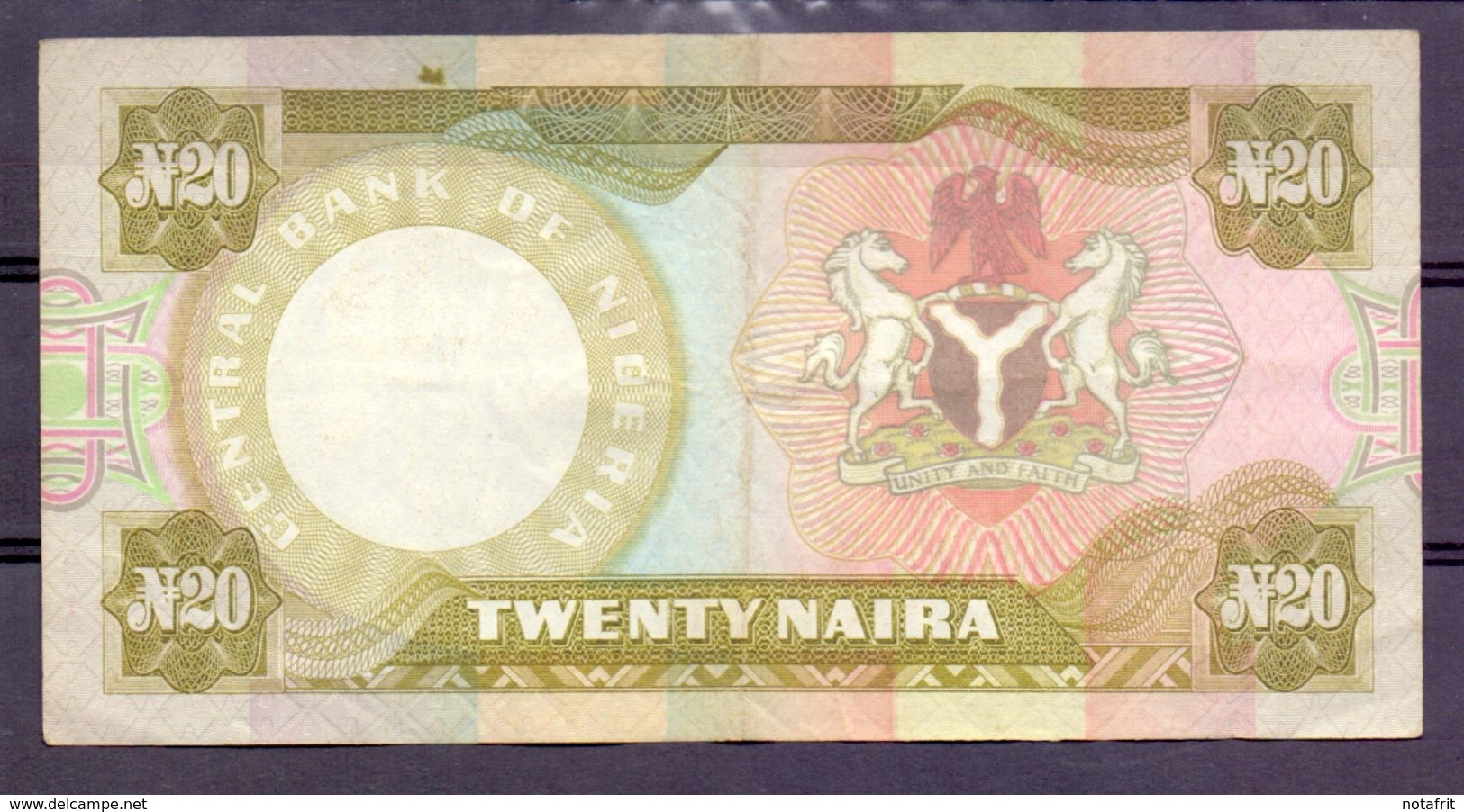 Nigeria  20 Naira  ND - Other - Africa