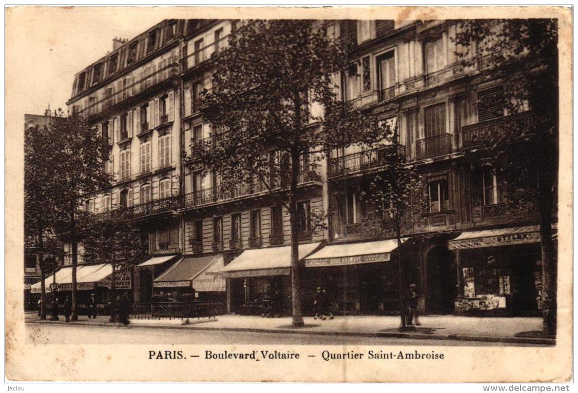 PARIS BOULEVARD VOLTAIRE QUARTIER SAINT AMBROISE REF 55100 - District 11