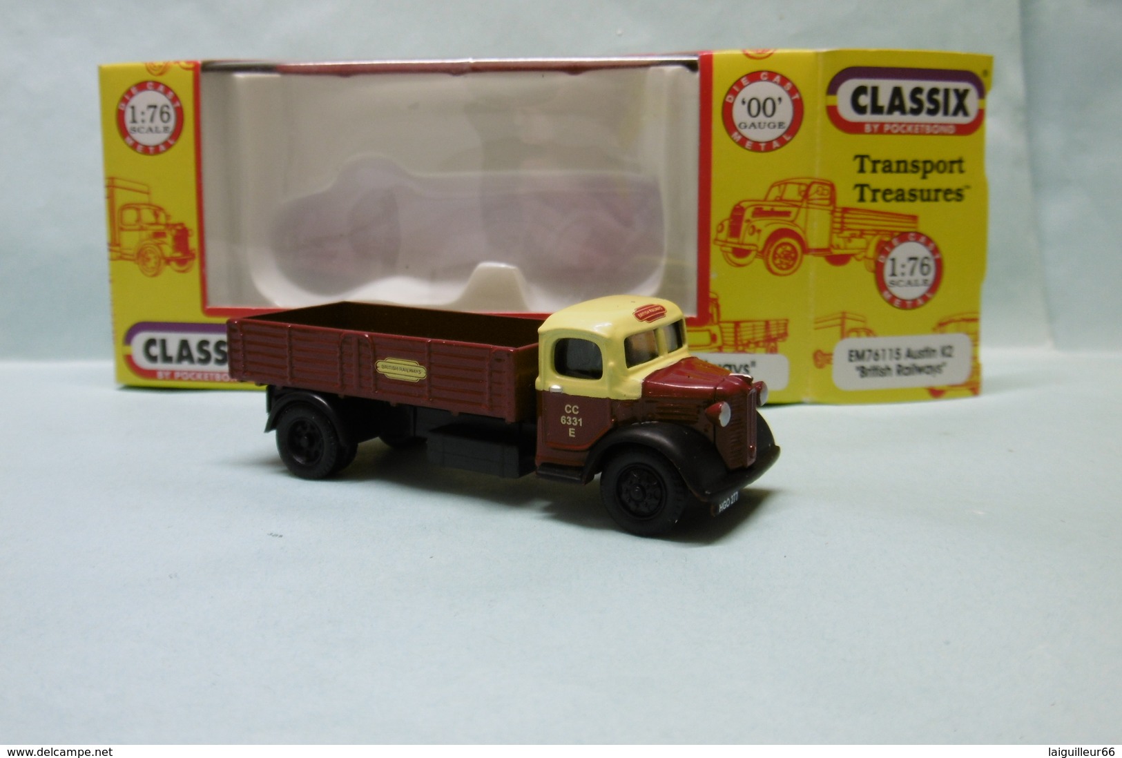 Classix - CAMION AUSTIN K2 Dropside British Railways Réf. EM76115 BO OO 1/76 - Road Vehicles