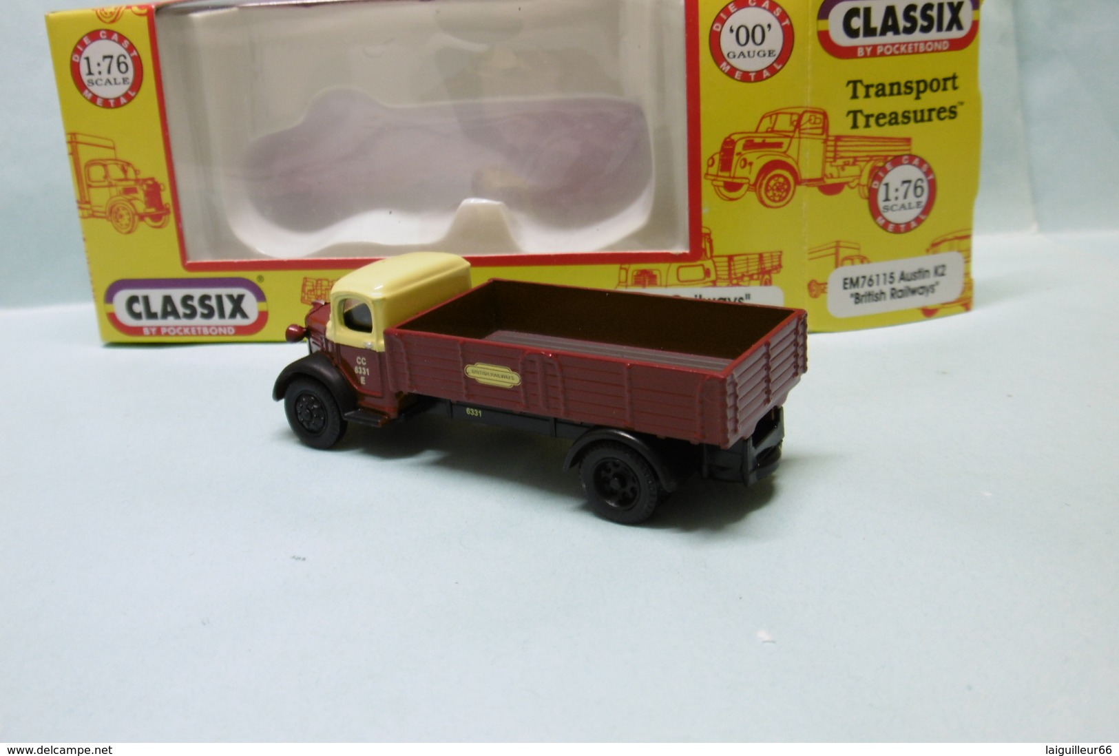 Classix - CAMION AUSTIN K2 Dropside British Railways Réf. EM76115 BO OO 1/76 - Strassenfahrzeuge