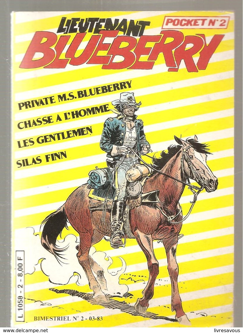 Blueberry Lieutenant Blueberry Pocket N°2 Du 03/1983 Bimestriel - Blueberry