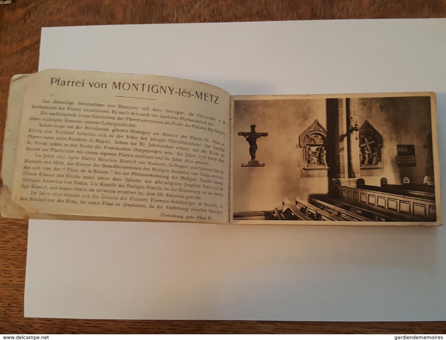Souvenir Paroissial De Montigny Les Metz - Carnet De 20 Cartes - Album A - Conrard éditeur - Autres & Non Classés