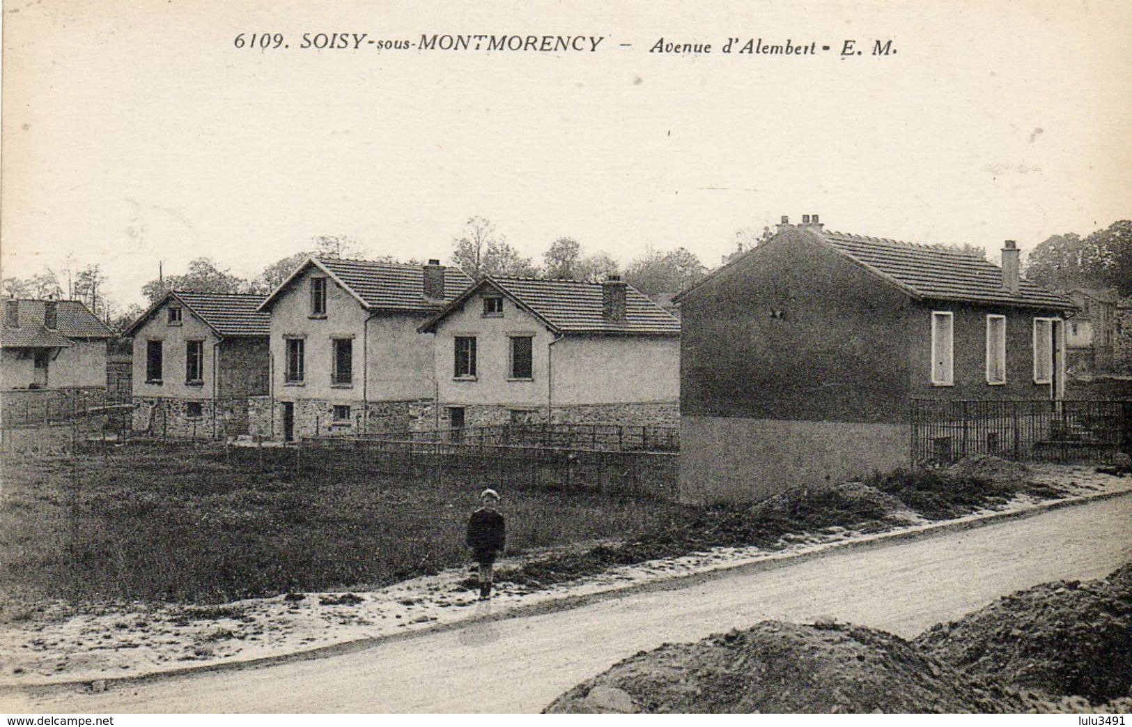 CPA - SOISY-sous-MONTMORENCY (95) - Aspect De L'Avenue D'Alembert Dans Les Années 20 - Soisy-sous-Montmorency