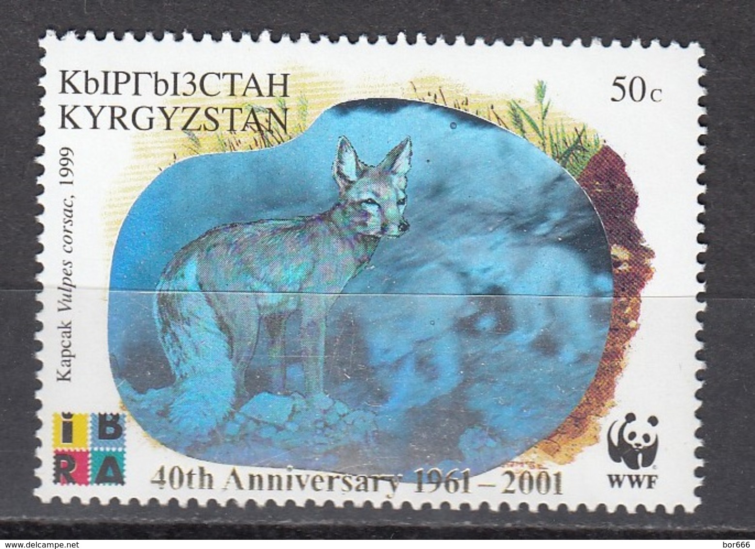 Kyrgystan - WWF / FOX 2001 MNH - Kyrgyzstan