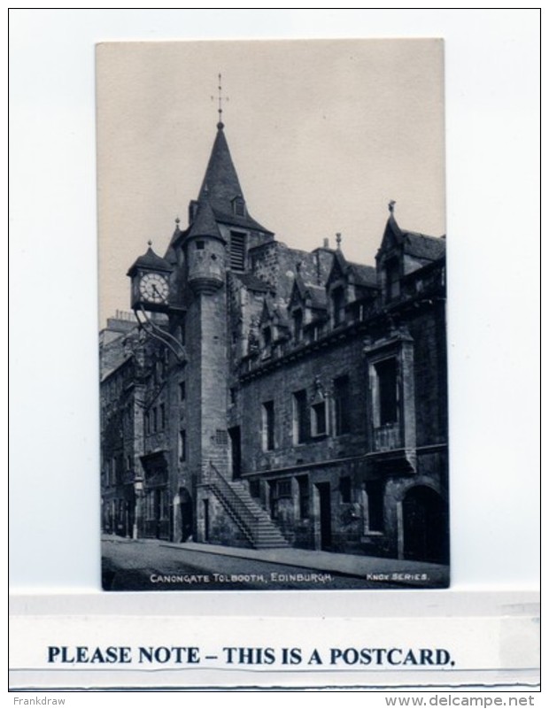 Postcard - Canongate Tolbooth -  Edinburgh (1907) - VG - Unclassified