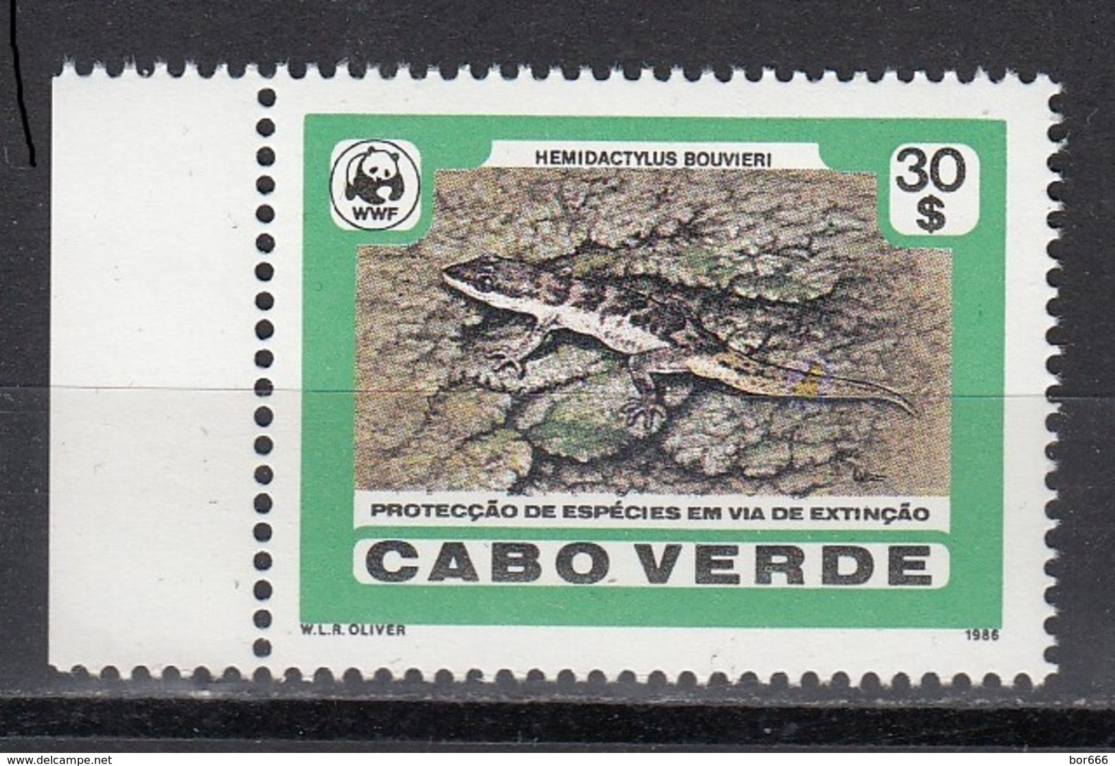 Cape Verde - WWF / LIZARD 1986 MNH - Cape Verde