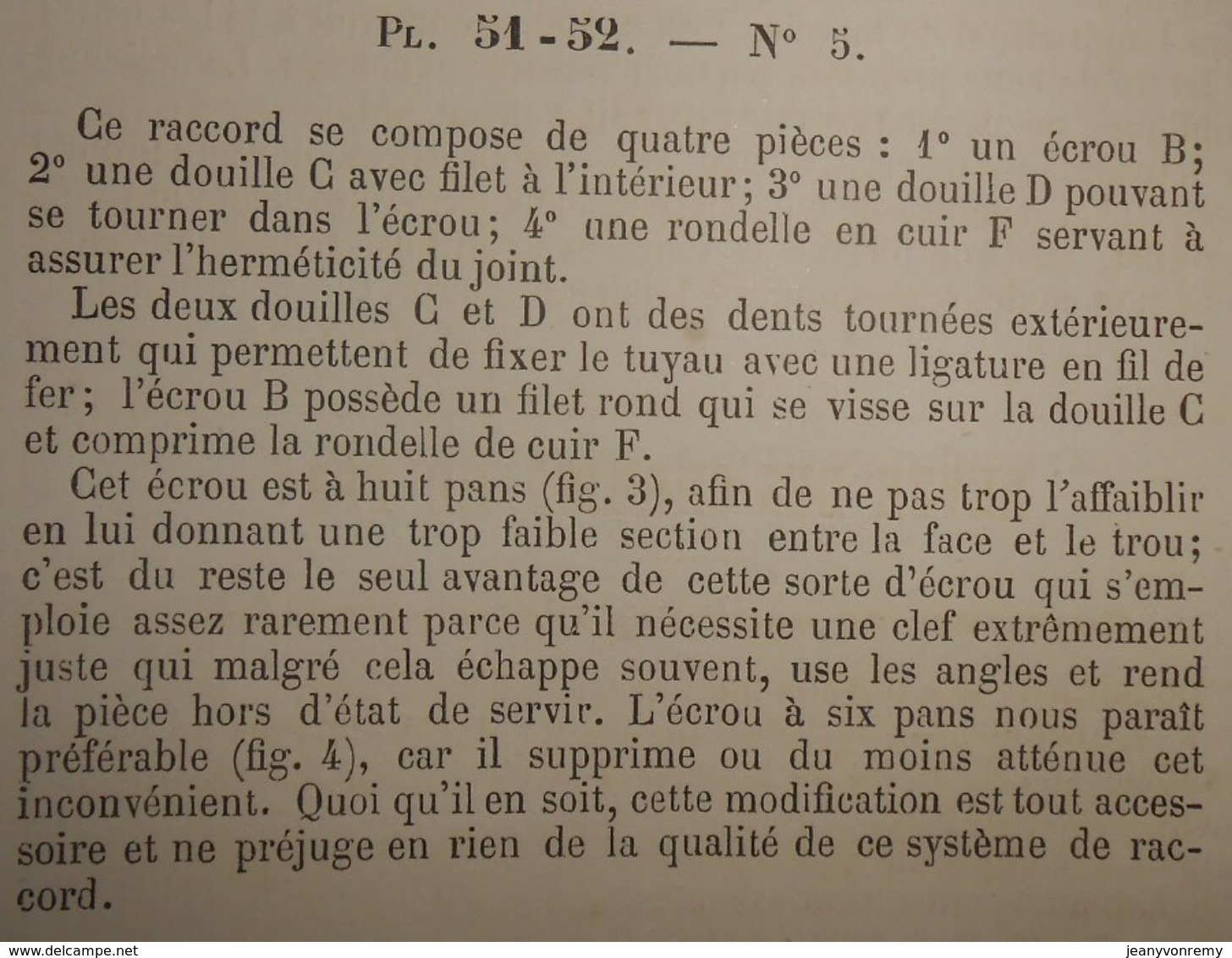 Plan de profil de rail en acier pour tramways à Paris. 1878