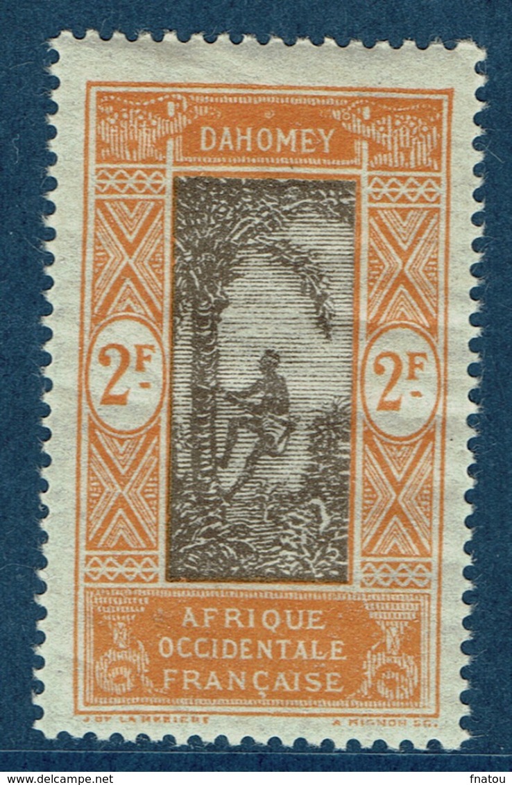 Dahomey (French Colony), Palmtree, 2f., 1913, MNH VF - Unused Stamps