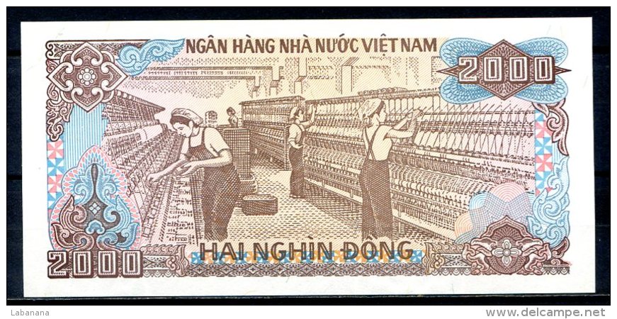 460-Vietnam, Billet De 2000 Dong 19888 DE156 Neuf - Vietnam