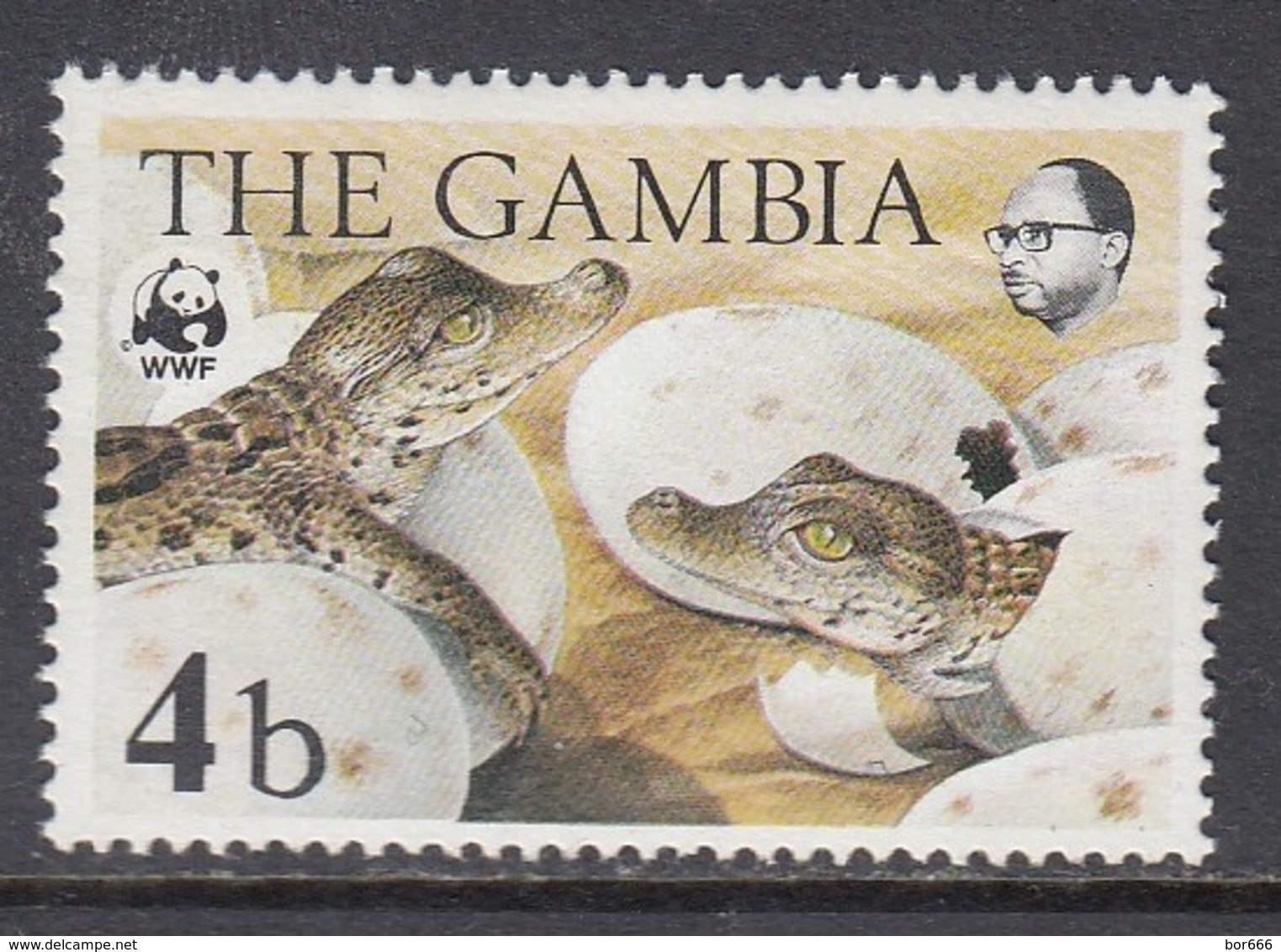 Gambia - WWF / CROCODILE 1984 MNH - Gambia (1965-...)