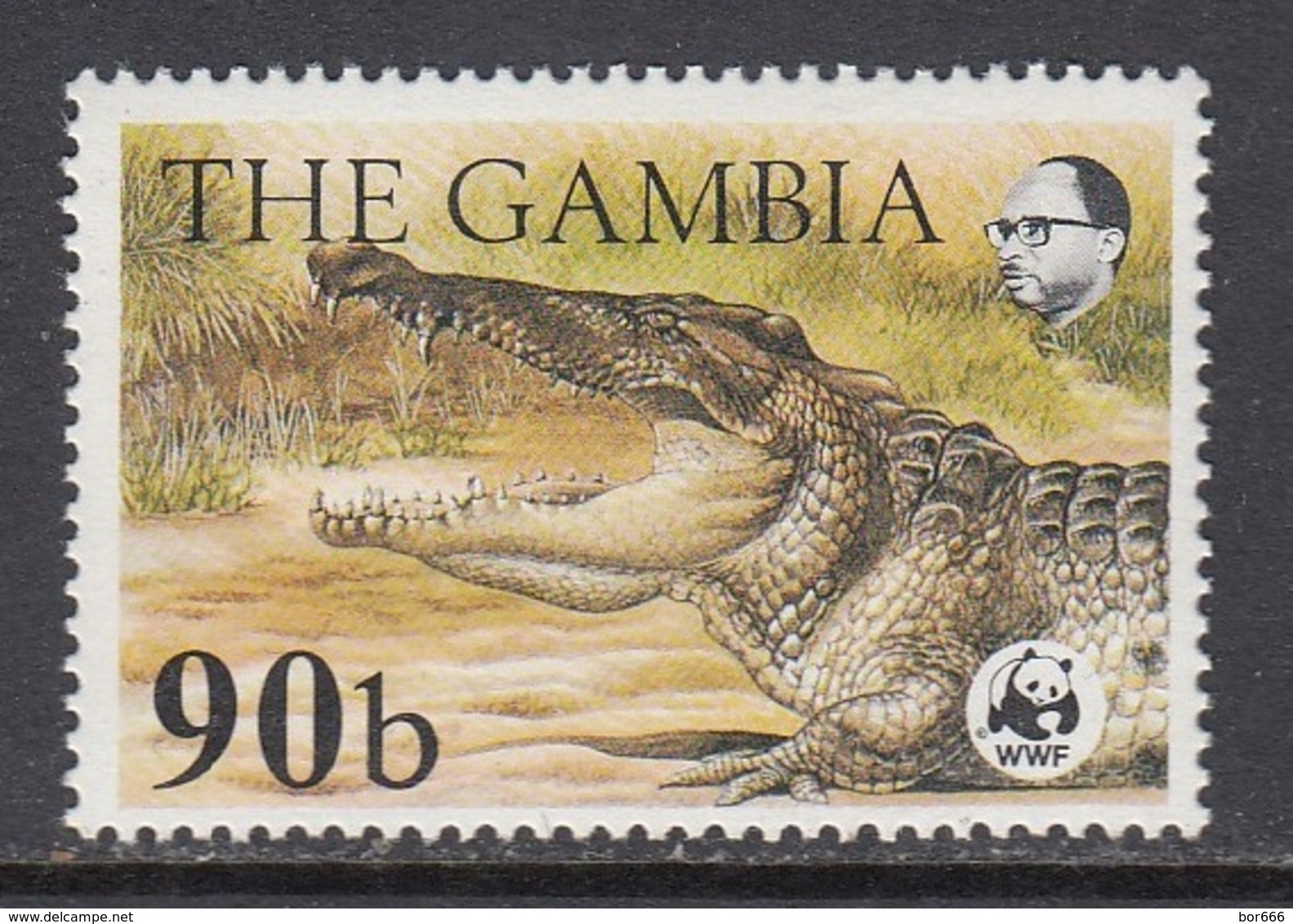 Gambia - WWF / CROCODILE 1984 MNH - Gambia (1965-...)