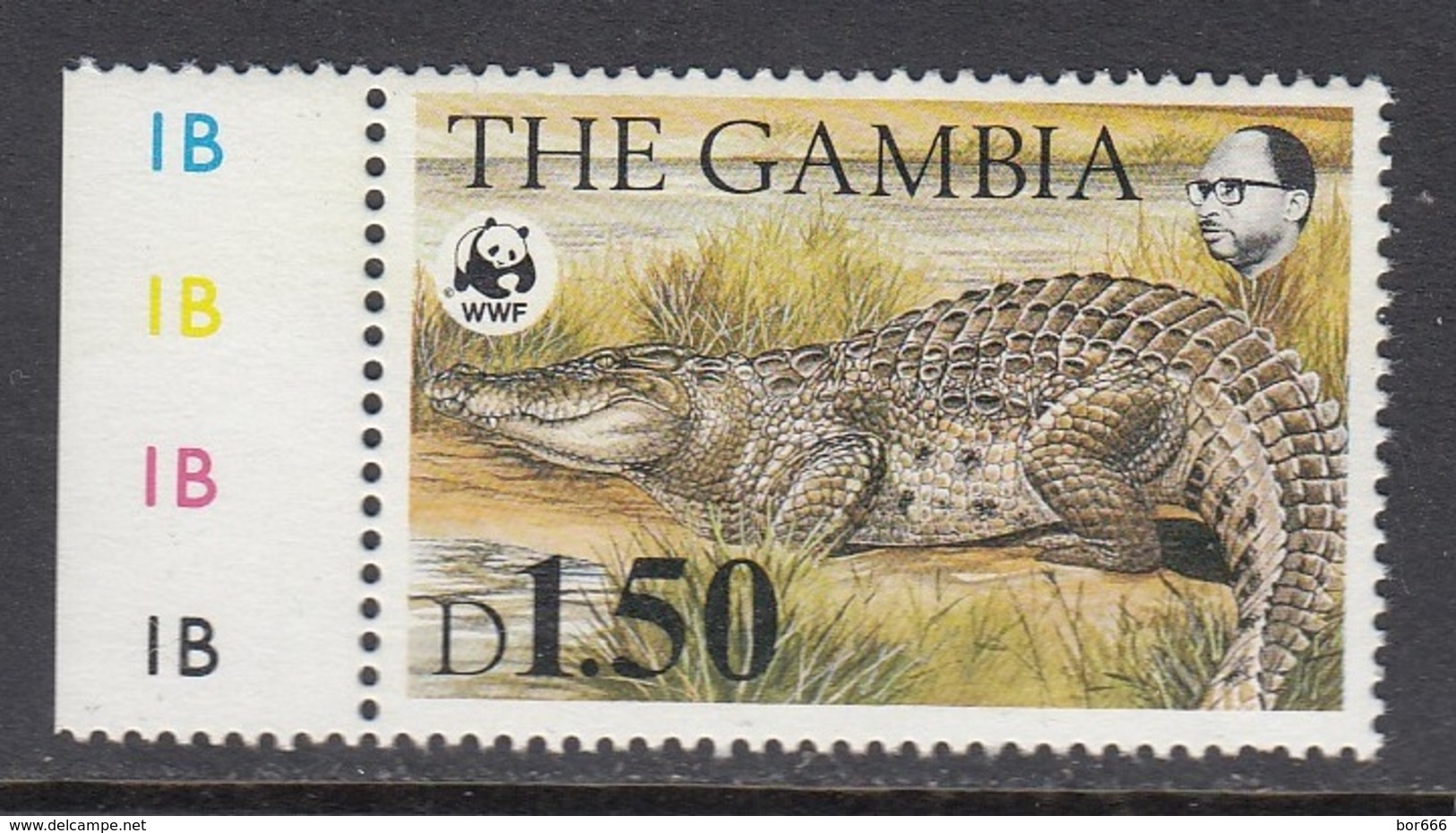 Gambia - WWF / CROCODILE 1984 MNH - Gambia (1965-...)