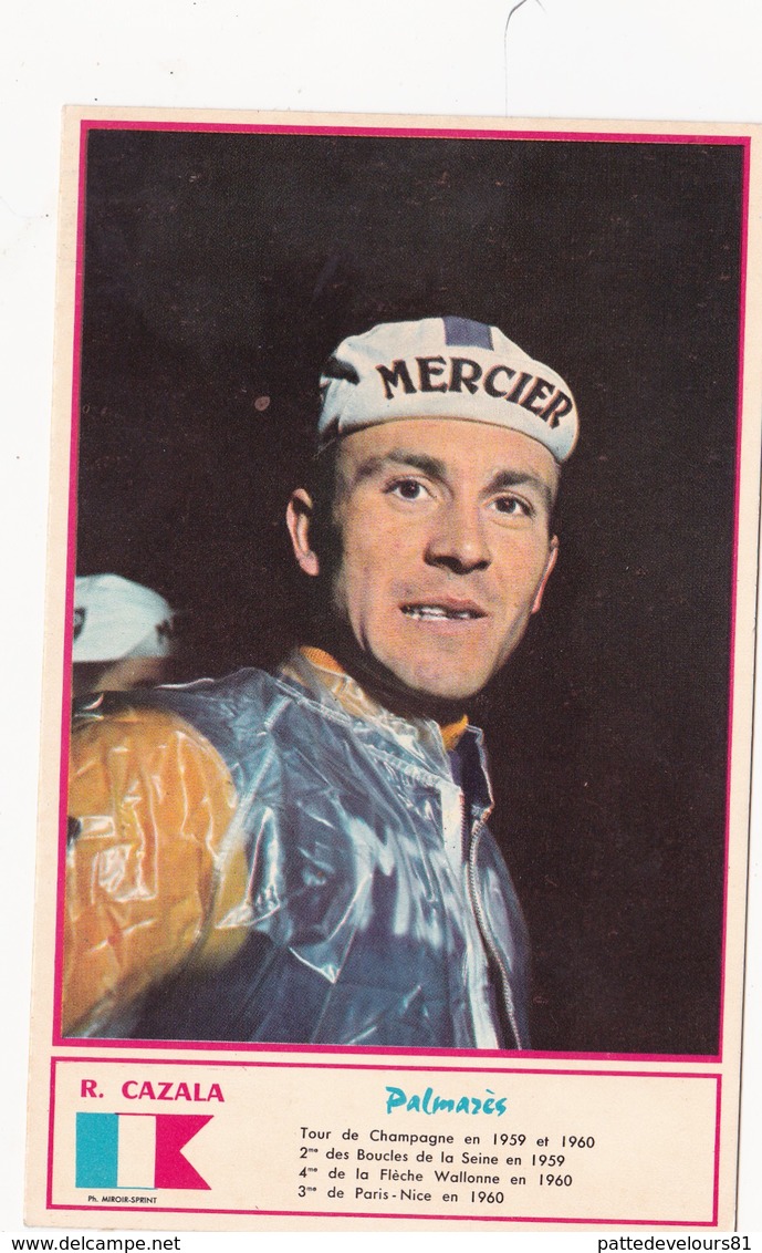 Sport Cyclisme R. CAZALA Coureur Cycliste Cycling Radsport Photo Miroir-Sprint - Cyclisme