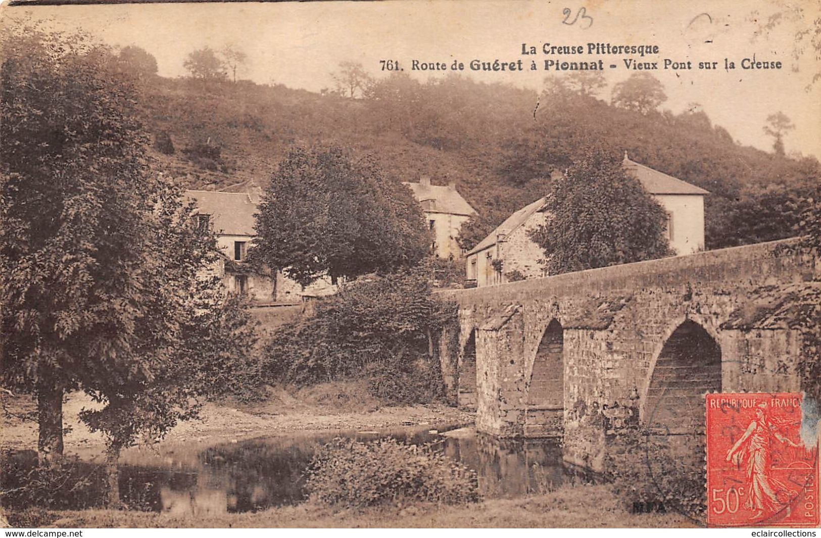 Pionnat      23           Pont Sur La Creuse        ( Voir Scan) - Autres & Non Classés