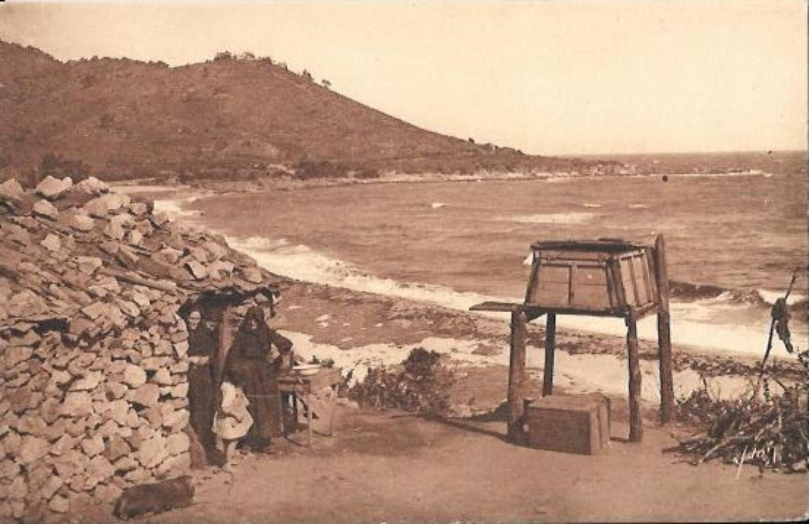 CORSE CPA MAISON DE PECHEURS DANS LE CAP CORSE TRES BON ETAT - Autres & Non Classés