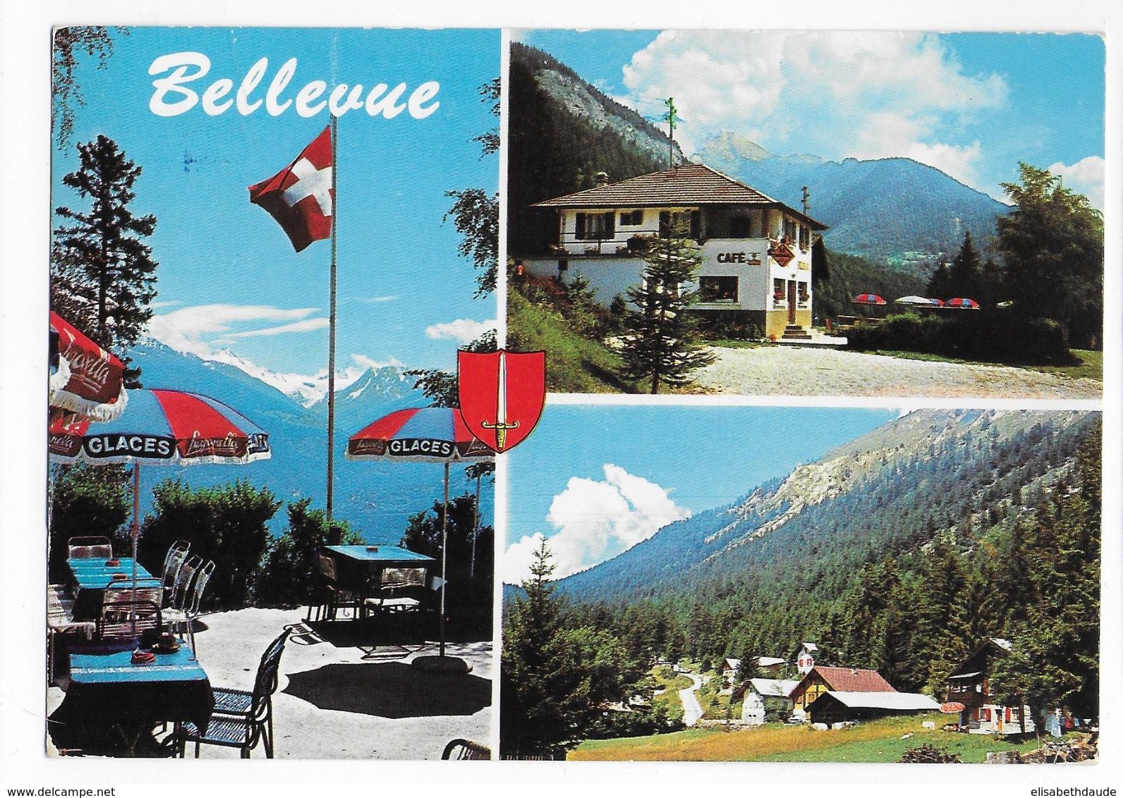 SUISSE - 1976 - CARTE De LES MAYENS (VALAIS) Avec OBLITERATION SPECIALE INS  => BELGIQUE - Brieven En Documenten